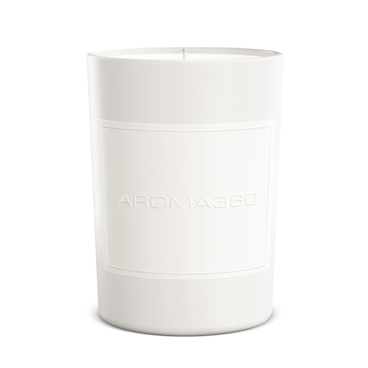 Aroma360 - My Way 11oz Candle - Luxury Scented Candles with Essential Oils - Lush Sandalwood, Warm Virginia Cedar & Iris - Aromatherapy - Soy Candles - 80hr Burn