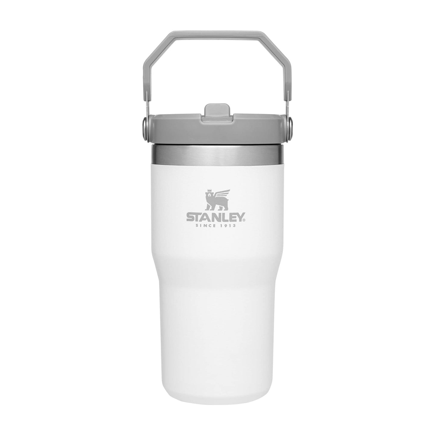 Stanley IceFlow Stainless Steel Tumbler with Straw - Vacuum Insulated Water Bottle for Home, Office or Car - Reusable Cup with Straw Leak Resistant Flip - Cold for 12 Hours or Iced for 2 Days (Polar)