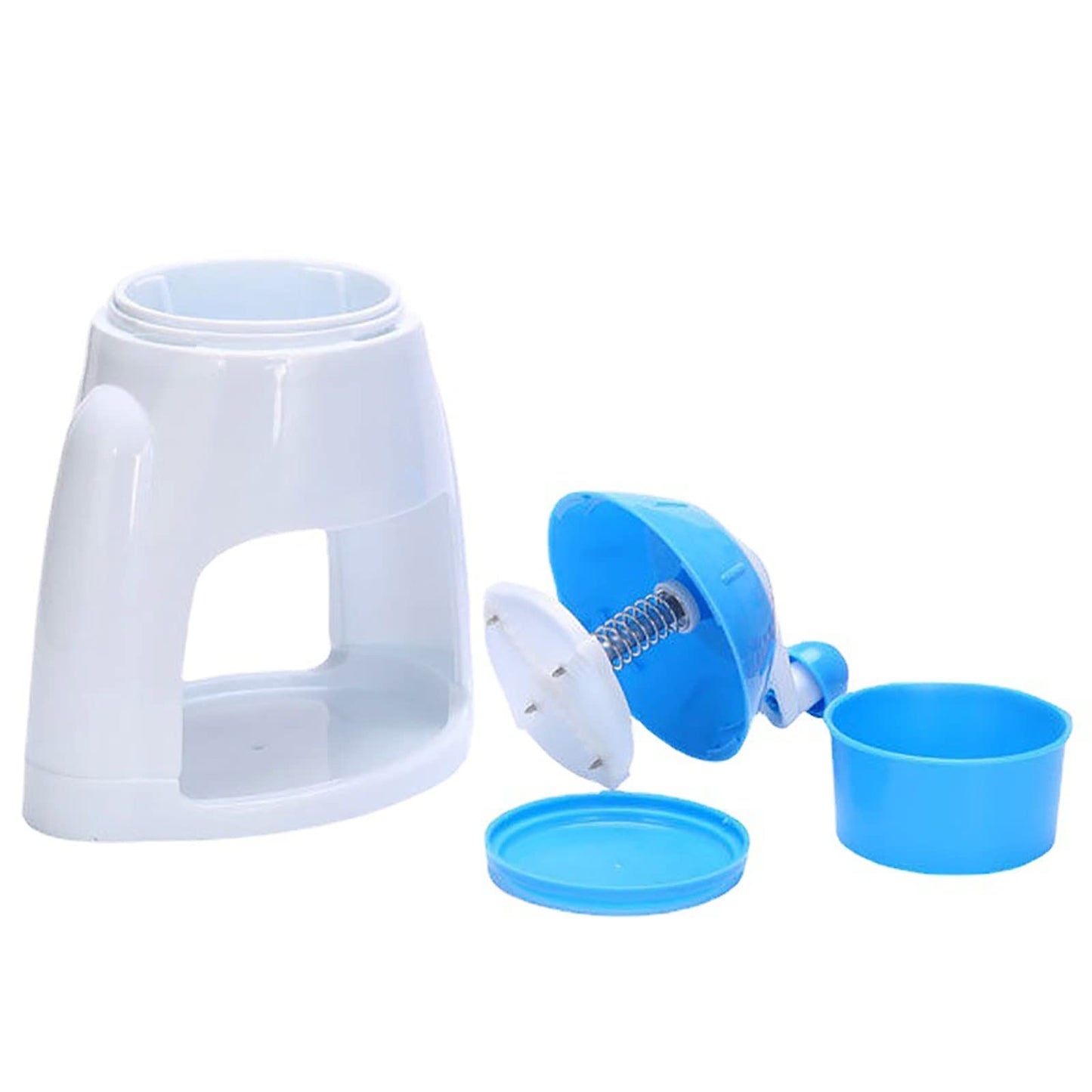 PAILON Household Hand Crank Ice Shaver Machine, Mini Manual Ice Crusher, Portable Ice Shaver and Snow Cone Machine, for Snow Cone, Slush, Shaved Ice