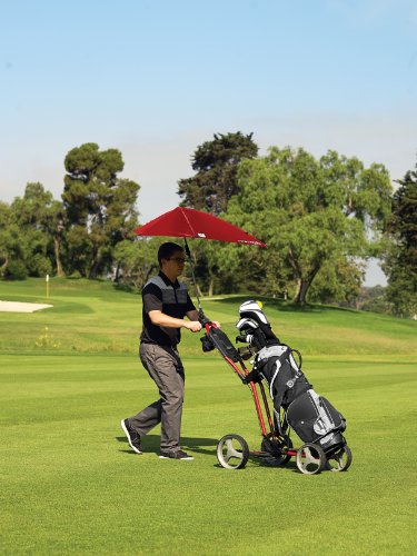Sport-Brella Versa-Brella XL SPF 50+ Adjustable Umbrella with Universal Clamp, Aqua 40x42 inches