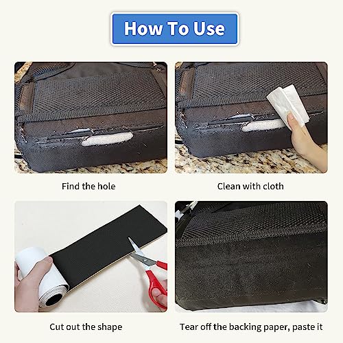 KING MOUNTAIN Canvas Repair Tape,Outdoor Gear Patch, 4×63 Inches,Waterproof,Self-Adhesive for Repairing Boat Covers,Sun Shades,Sofas,Tents,Lounge Chairs,Awnings (Dark Brown)