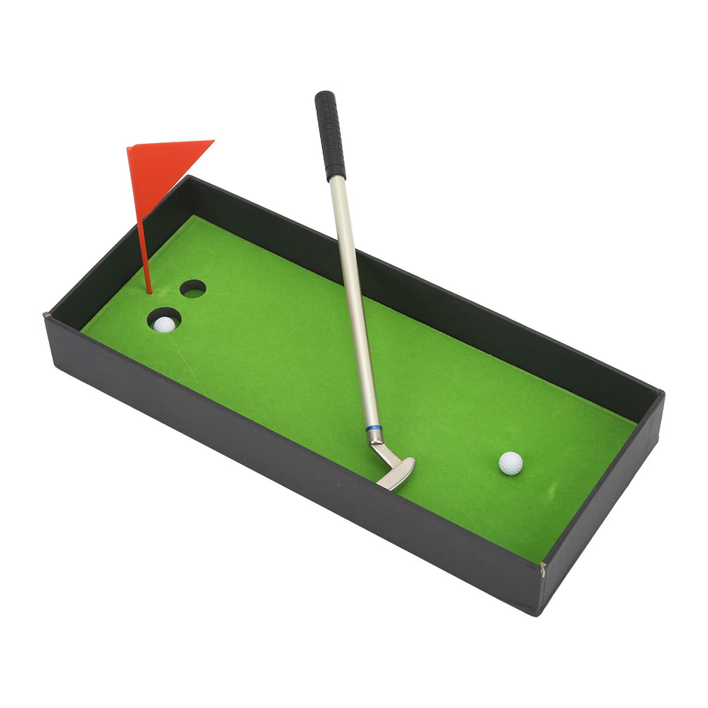 Alvinlite Golf Pen Set, Mini Desktop Golf Ball Pen, Unique Christmas Stocking Stuffers, Top Golf Gift with Putting Green with Balls and Flag