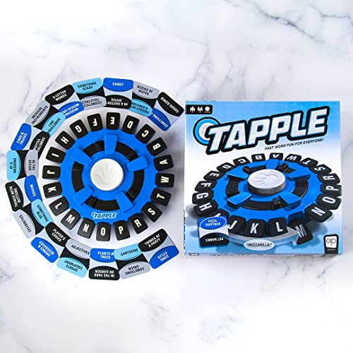The Original TAPPLE, The Fast-Paced Family Board Game, Choose a Category & Race Against the Timer to be the Last Player, Learning Word Game for Ages 8 & Up, 2-8 Players, 15-20 Minute Play Time