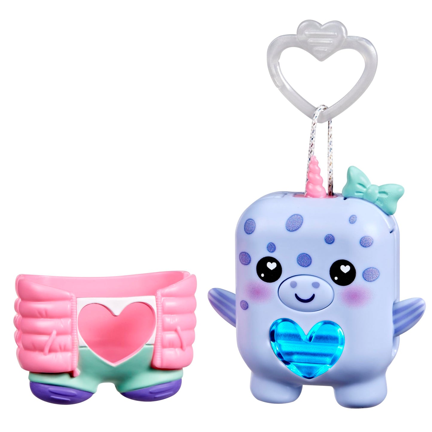 NANO-MALS Blubby The Narwhal, Electronic Pet Narwhal Toy, 70+ Responses, Interactive Fidget Toys for Girls & Boys Ages 5+