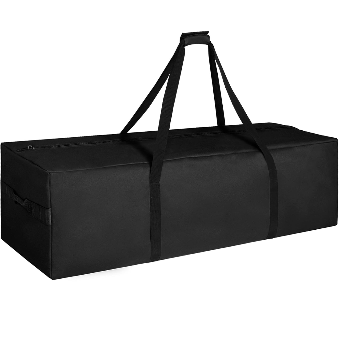 COOLBEBE 60" Sports Duffle Bag - 332L Extra Large Travel Duffel Luggage Bag with Upgrade Zipper, Sturdy & Water Resistant Long Duffle Bag for Camping Moving (Black 60inch)