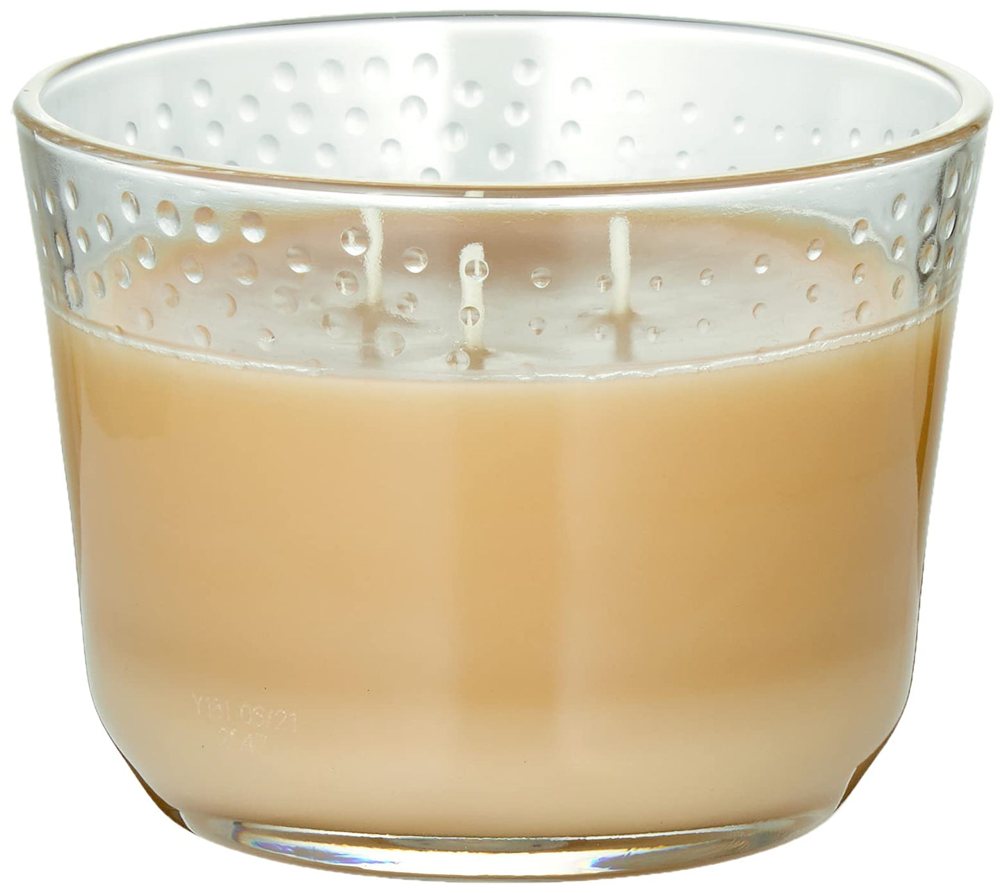 Glade Candle Cashmere Woods, Fragrance Candle Infused with Essential Oils, Air Freshener Candle, 3-Wick Candle, 6.8 Oz