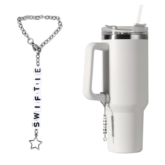 Amcisi Stanley Cup Charm for Handle, Letter Charms for Stanley Cups, Stanley Cup Accessories 40 oz& 30 oz