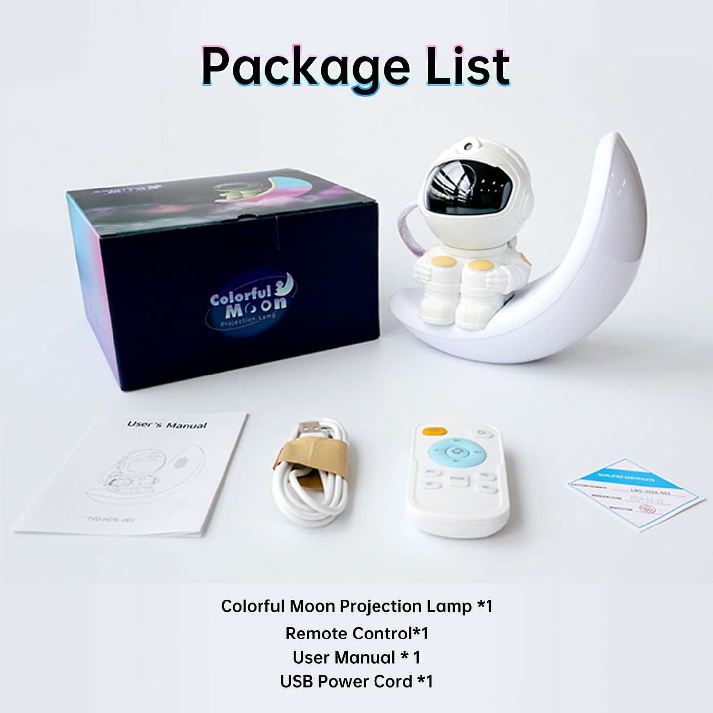 Moon lamp Star Projector Galaxy Night Light,Astronaut Starry Nebula Ceiling LED Lamp with Timer and Remote, Gift for Kids Adults for Bedroom, Christmas, Birthdays