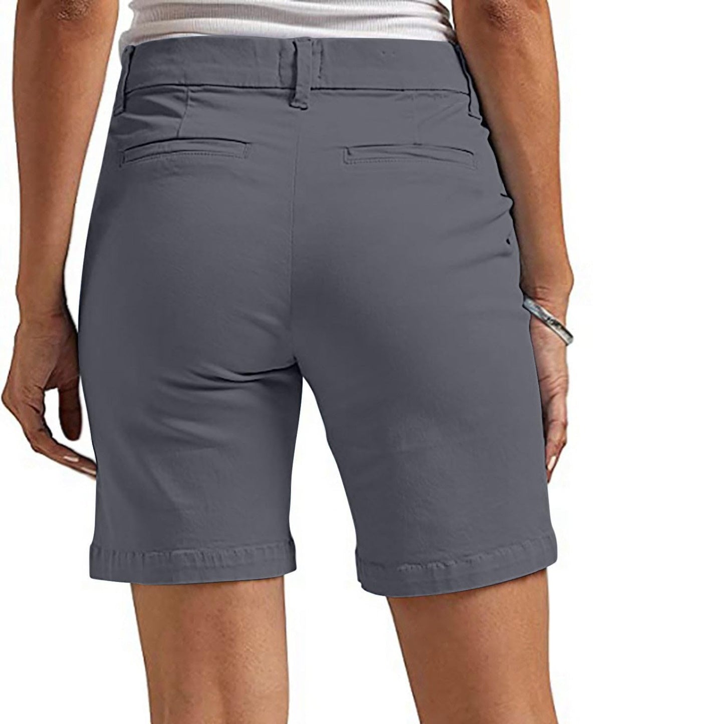 Aboser Womens Cargo Shorts,Shorts for Women Twill Stretch Sweatshorts Baggy Elastic Waisted Sweatshort Baggy Lounge Short Pants with Pockets,Online Shopping Prime,Dark Gray,Large