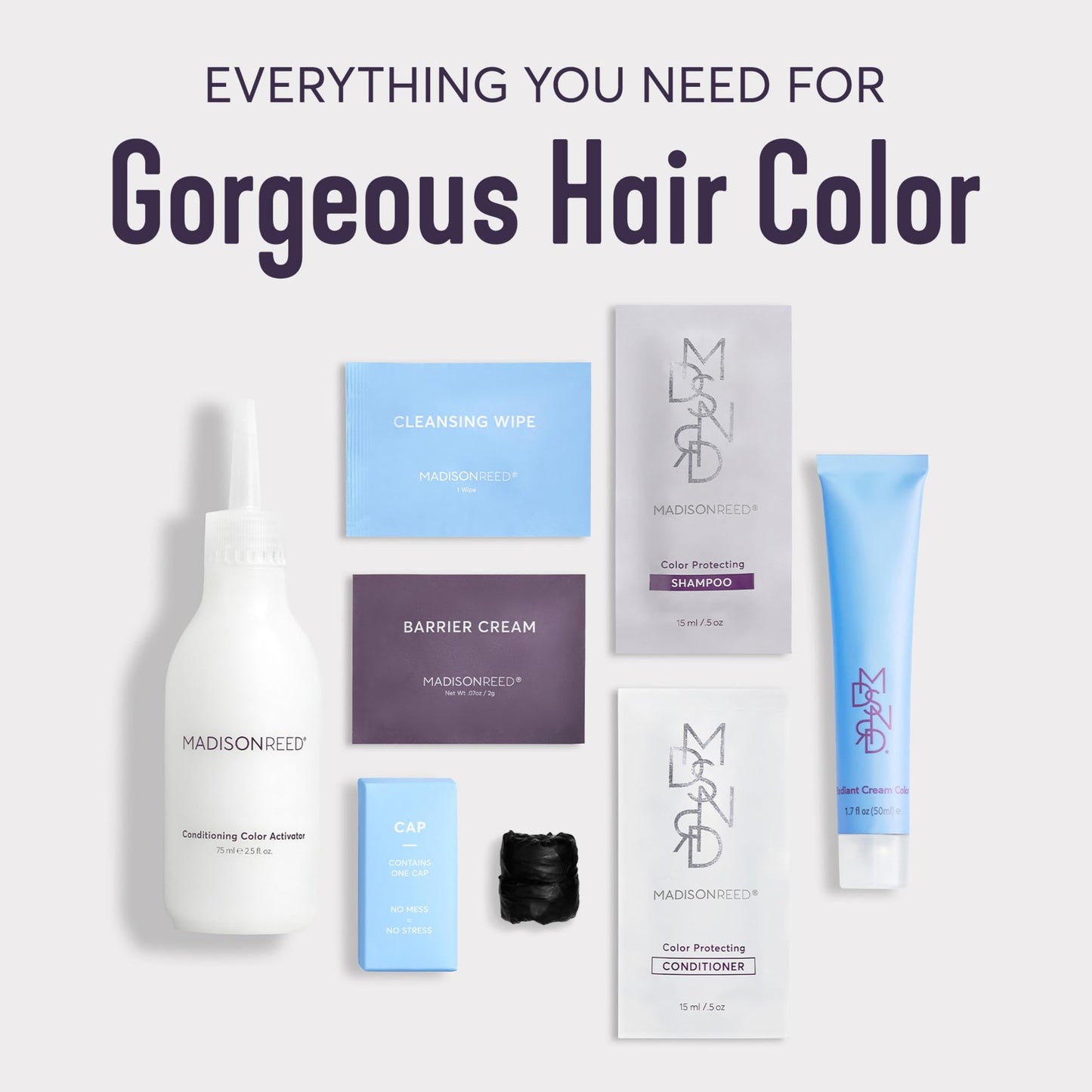 Madison Reed Radiant Hair Color Kit, Dark Champagne Blonde for Superior Gray Coverage, Ammonia-Free, 8NGV Sicily Blonde, Permanent Hair Dye, Pack of 1