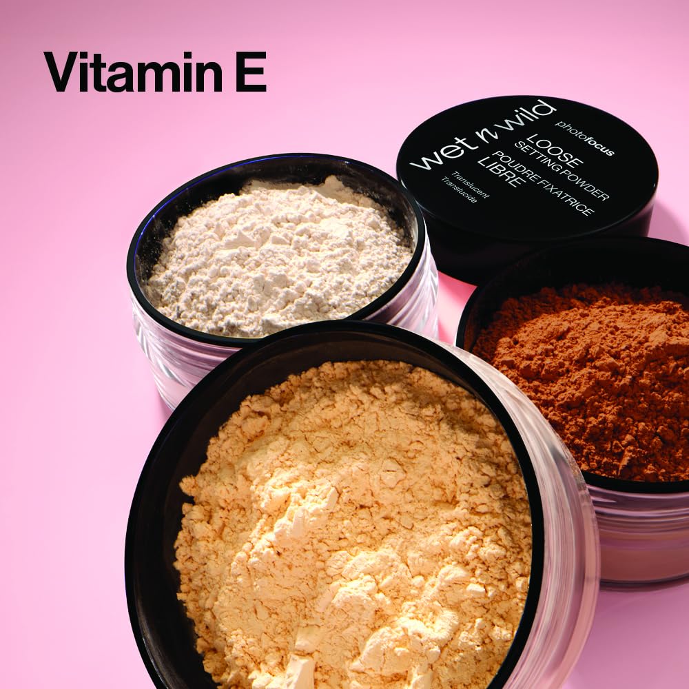 wet n wild Loose Setting Powder Photo Focus Loose Finishing Powder Off-White Translucent