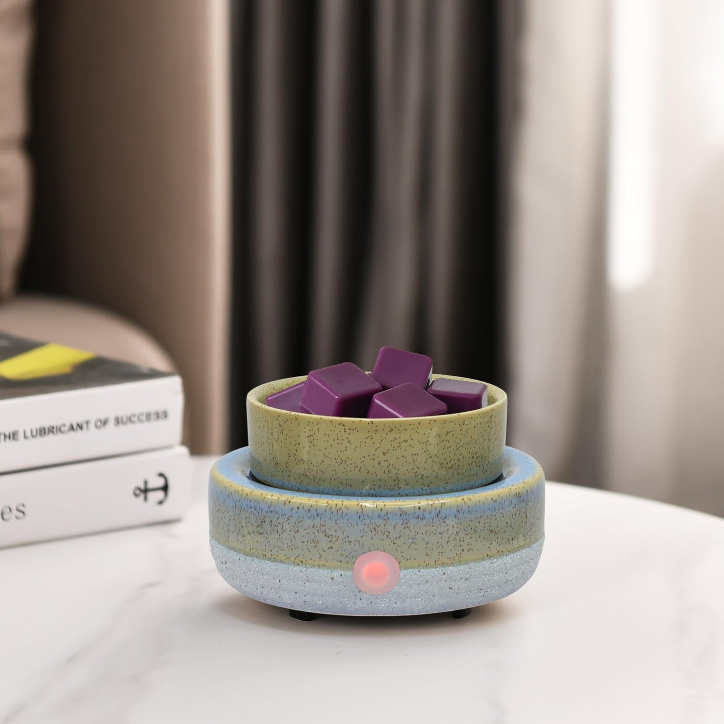 Candle Wax Melt Warmer with Timer Ceramic Electric Wax Melt 4-in-1 Oil Burner Adjusting Temperature Fits Yankee Large Jar Scented Candle for Home Decor Birthday Gifts for Women Mom Grandma Girls