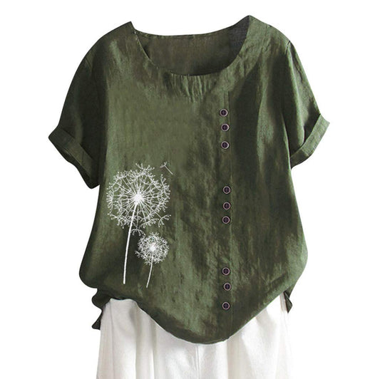 Generic Womens Summer Tops Womens Linen Pants with Pockets Shopping Online Womens Rodeo Shirt Ladies Tops and Blouses Long Sleeve Swimsuit Cover Up Womens Tops Trendy Tj Maxx C-Green, Large