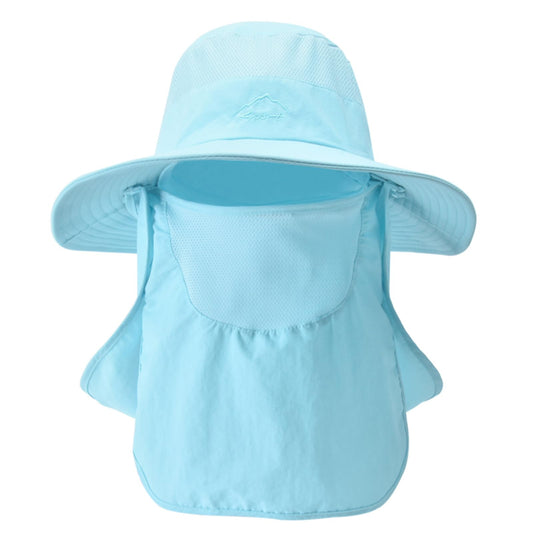 Sun Hats for Men Women Fishing Hat UPF 50+ Breathable Wide Brim Summer UV Protection Hat with Face Cover & Neck Flap