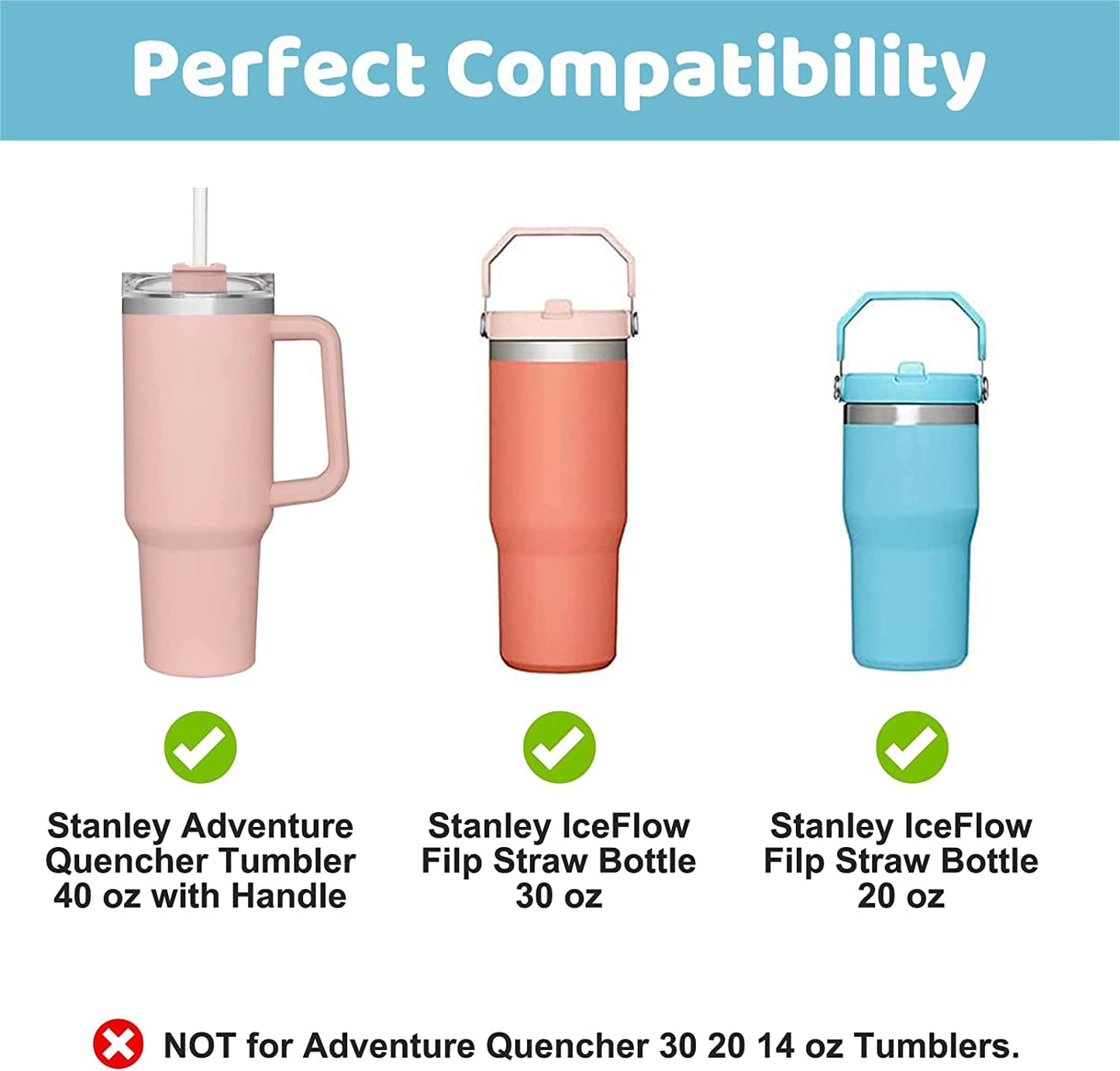 DBIW Boot for Hydro Flask 12-24 OZ Water Bottle/Stanley Tumbler, Bottom Boots for Hydroflask Sports Water Bottles, Silicone Bottom Cover Sleeve (Light Pink-2 Pack, Fits Stanley Cups + Hydro 12-24 oz)