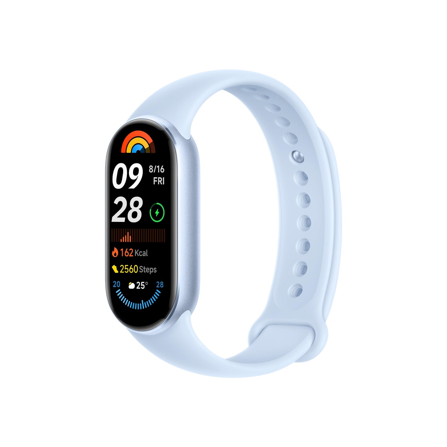 Xiaomi Smart Band 9 Global Version (2024) 1.62" Amoled Display | 233 mAh Battery | up to 21 Days of Battery Life | Over 150 Workout Modes | BT 5.4 | 50M Water Resistant -Arctic Blue