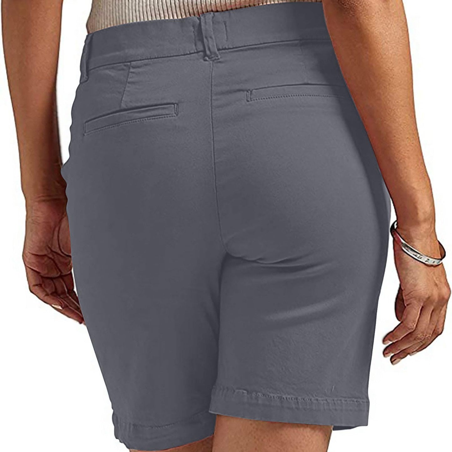 Aboser Womens Cargo Shorts,Shorts for Women Twill Stretch Sweatshorts Baggy Elastic Waisted Sweatshort Baggy Lounge Short Pants with Pockets,Online Shopping Prime,Dark Gray,Large