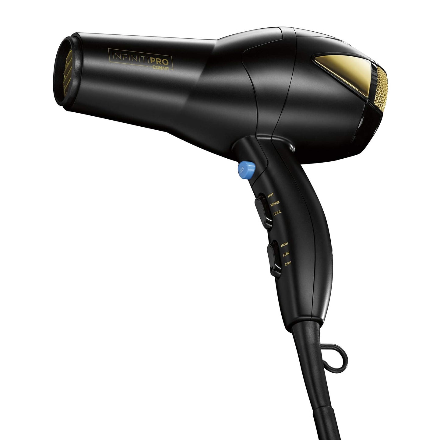 INFINITIPRO by CONAIR 1875 Watt Salon Hair Dryer for Coarse, Thick, Wavy, Curly, and Frizzy Hair