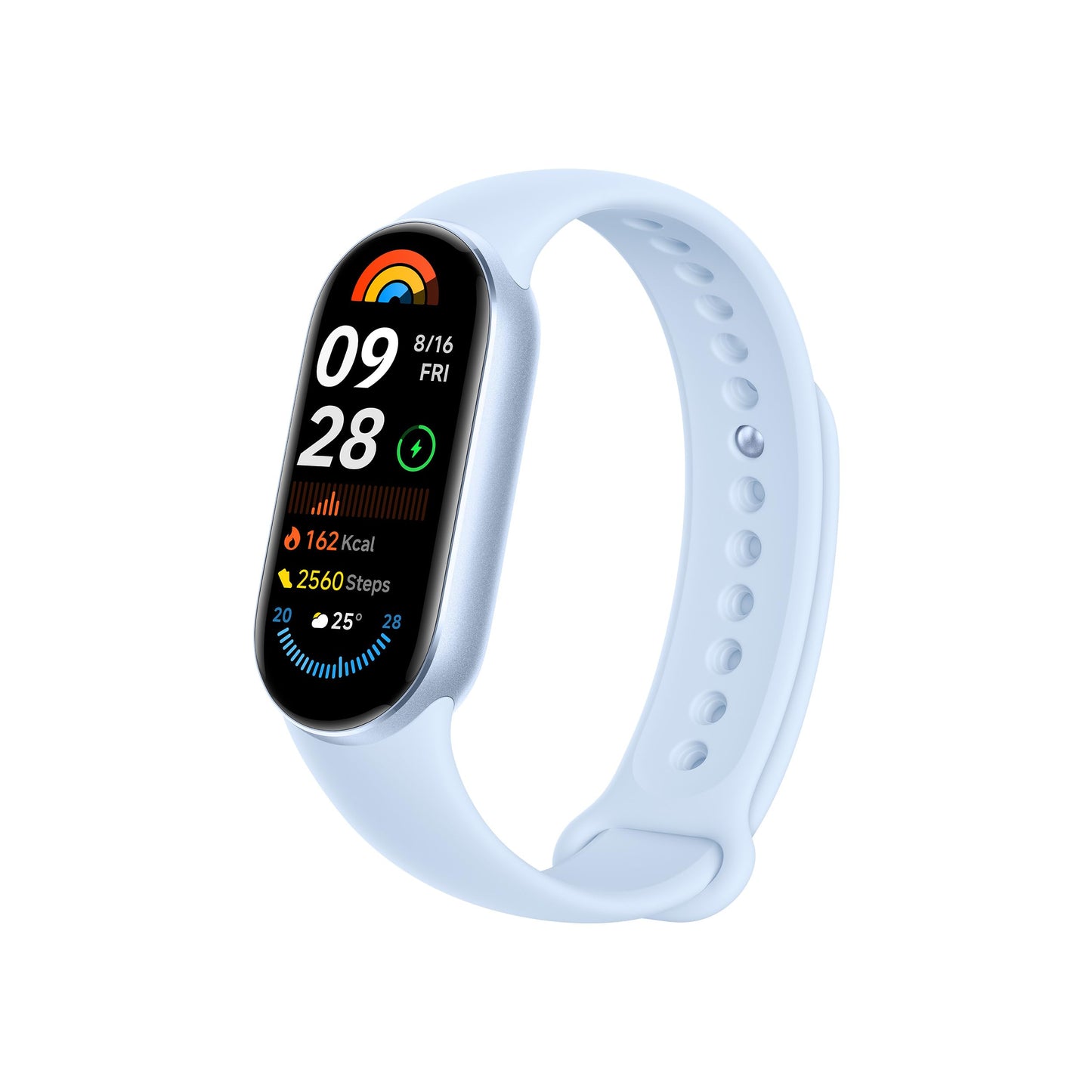 Xiaomi Smart Band 9 Global Version (2024) 1.62" Amoled Display | 233 mAh Battery | up to 21 Days of Battery Life | Over 150 Workout Modes | BT 5.4 | 50M Water Resistant -Arctic Blue