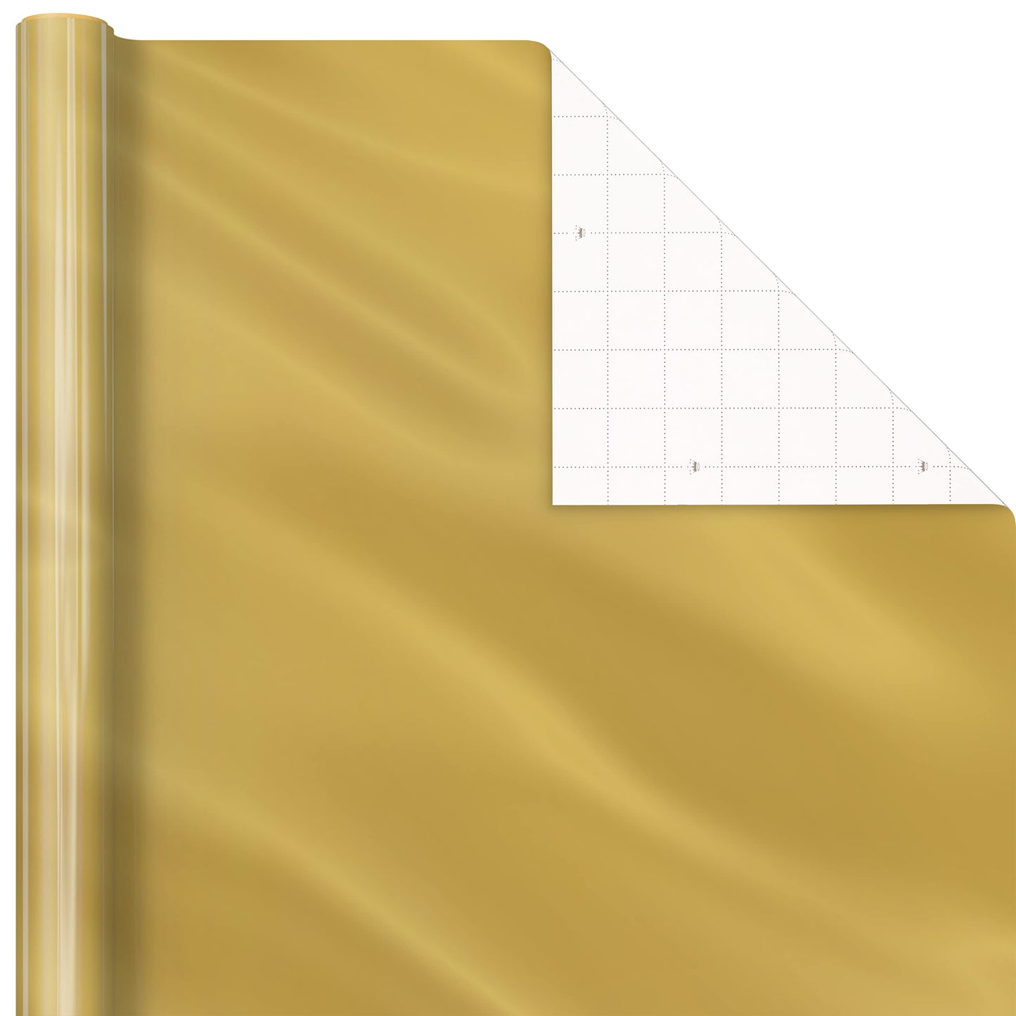 Hallmark Christmas Wrapping Paper Rolls - Solid Red, Green, Gold Metallic Foil Gift Wrap Paper (Set of 3 Rolls: 60 sq. ft. ttl.) for Holiday Parties, Hanukkah, Winter Weddings