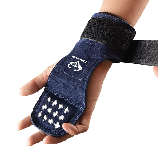 TAVIEW Weight Lifting Wrist Hooks Straps for Maximum Grip Support - Deadlift Gloves and Grip Pads Alternative in Fitness Gym Power Training Like Pull Up Deadlifting & Shrugs