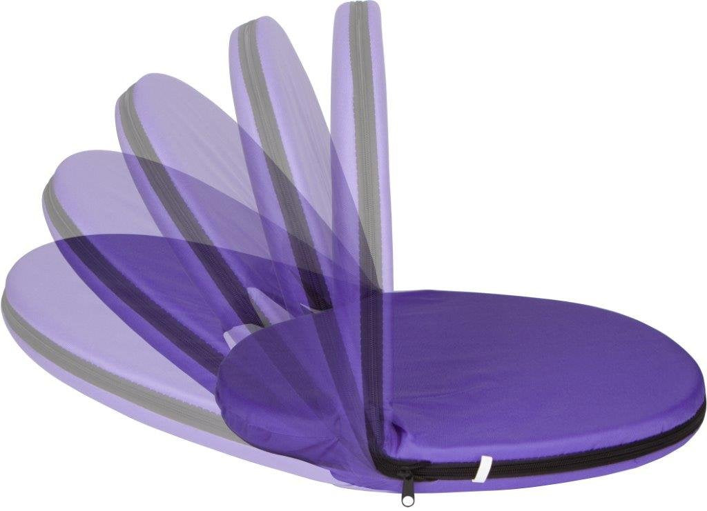 Trademark Innovations Portable Multiuse Adjustable Recliner Stadium Seat (Purple)