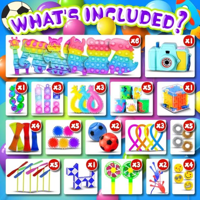 1000pcs Party Favors Goodie Bags for Kids, Fidget Toys Pack, Stocking Pinata Stuffers, Birthday Gifts, Classroom Prize, Treasure Box, Carnival Prizes, Easter Eggs Fillers