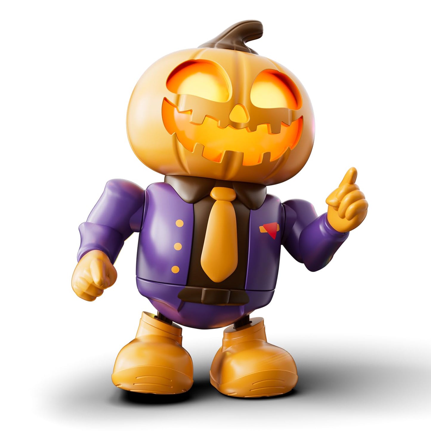 MOBI ONE Kids Toys Halloween Robot Pumpkin Toy, Prank Toys with Music & Dancing Toy for Boys & Girls Ages 3 to Up (Pumpkin Robot)