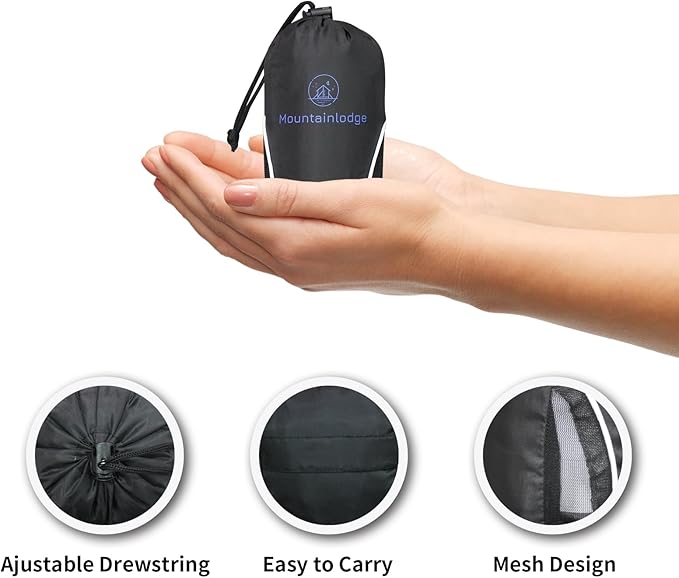 Sleeping Bag Liner for Warm Weather Seasons with Carry Bag - Protable,Lightweight and Skin-Friendly Sleeping Bag for Camping,Hiking and Backpacking.