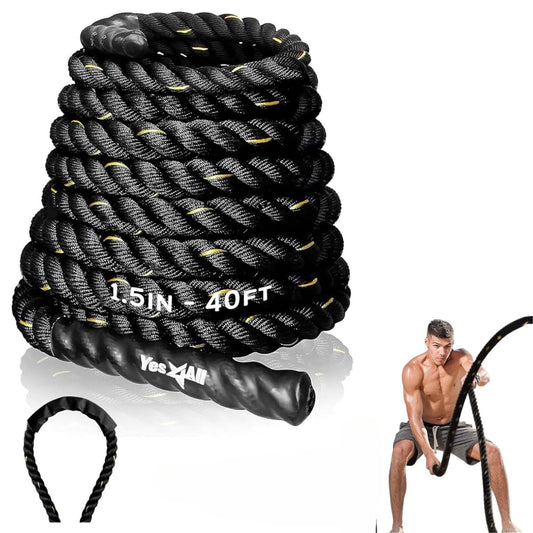 Yes4All Battle Rope No Cover 1.5in - 40ft