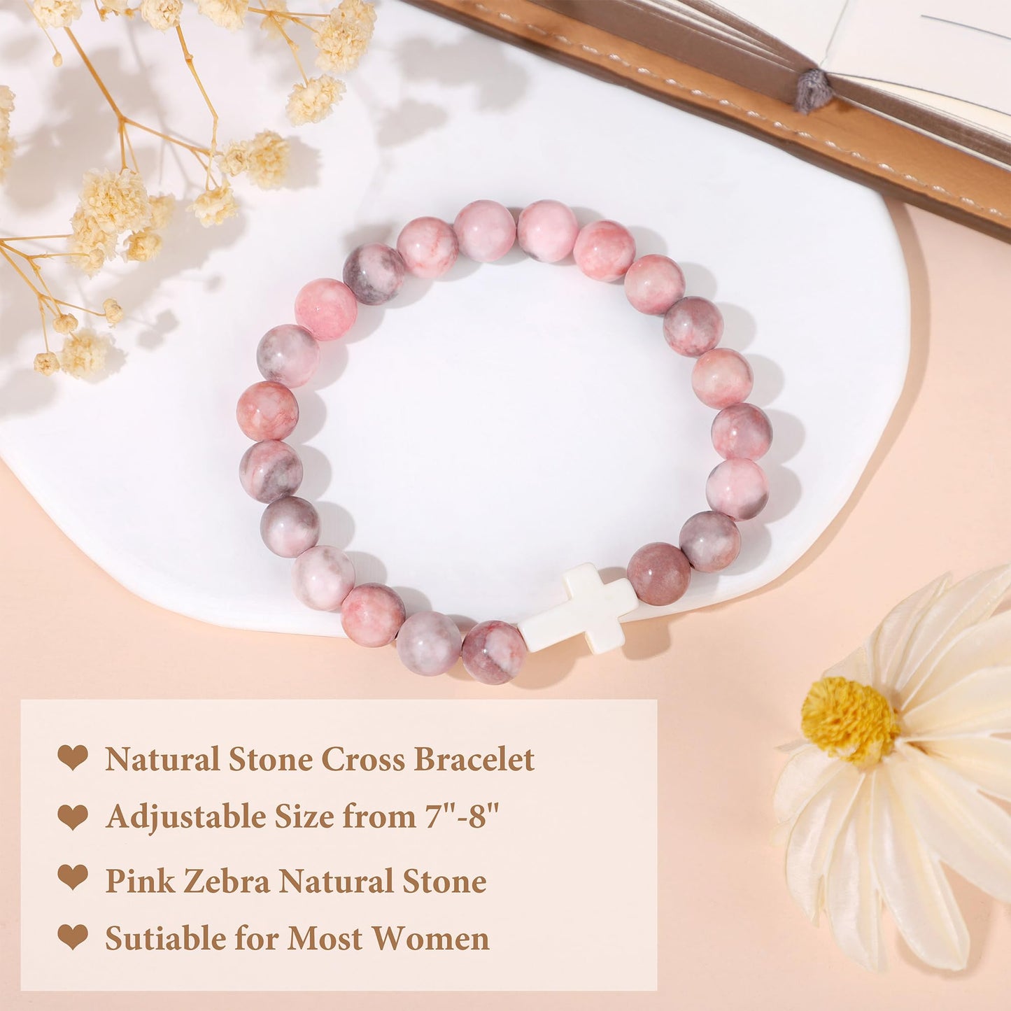 JTENGTOP Christian Religious Gifts for Women, Best Friend Sister Mom Christmas Birthday Gifts for Women Friendship Faith, Valentines Mothers Day Easter Ideas Present for Her Friends