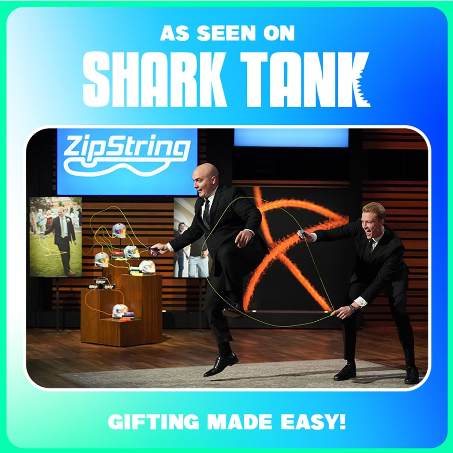 ZipString Original - As Seen on Shark Tank - Classic Rope Launcher Toy, Perfect for Kids & Adults - Fly a String Loop in The Air for Endless Tricks & Fun, Wonderment Awaits, Rock'it Red