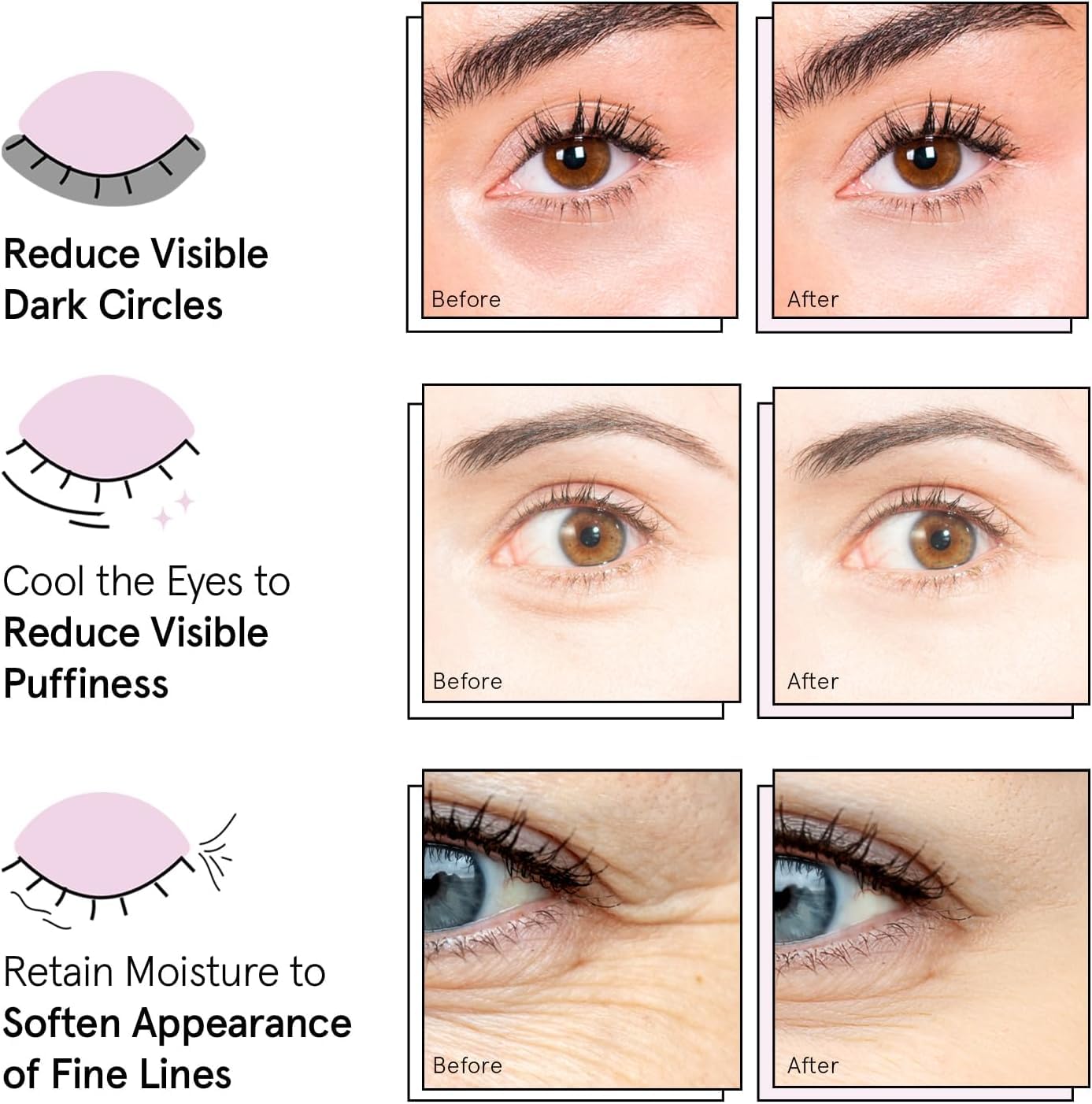 grace & stella Under Eye Patches (12 pairs) Eye Masks for Puffy Eyes and Dark Circles - Birthday Gifts for Women, Bachelorette Party Favors, Bridesmaid, Self Care and Relaxation Gifts for Her - Vegan