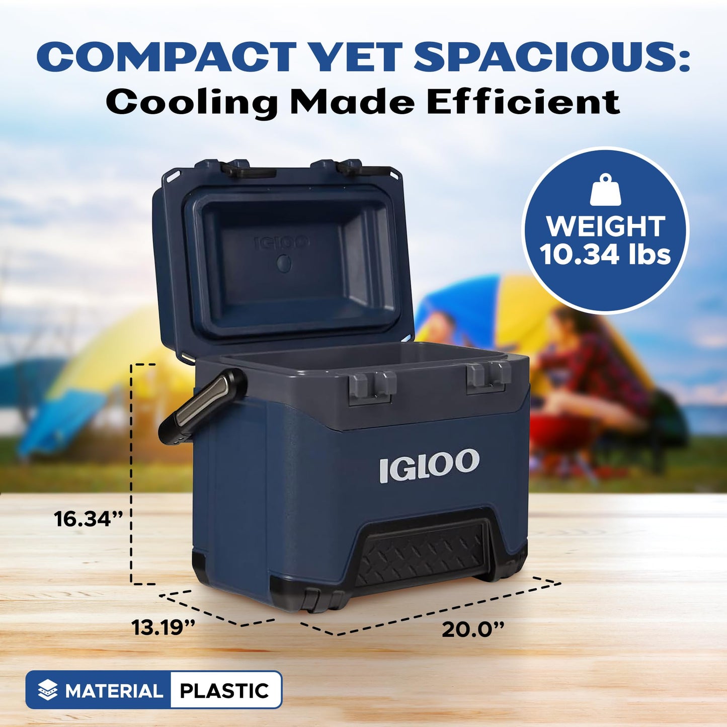Igloo Heavy-Duty 25 Qt BMX Ice Chest Cooler with Cool Riser Technology