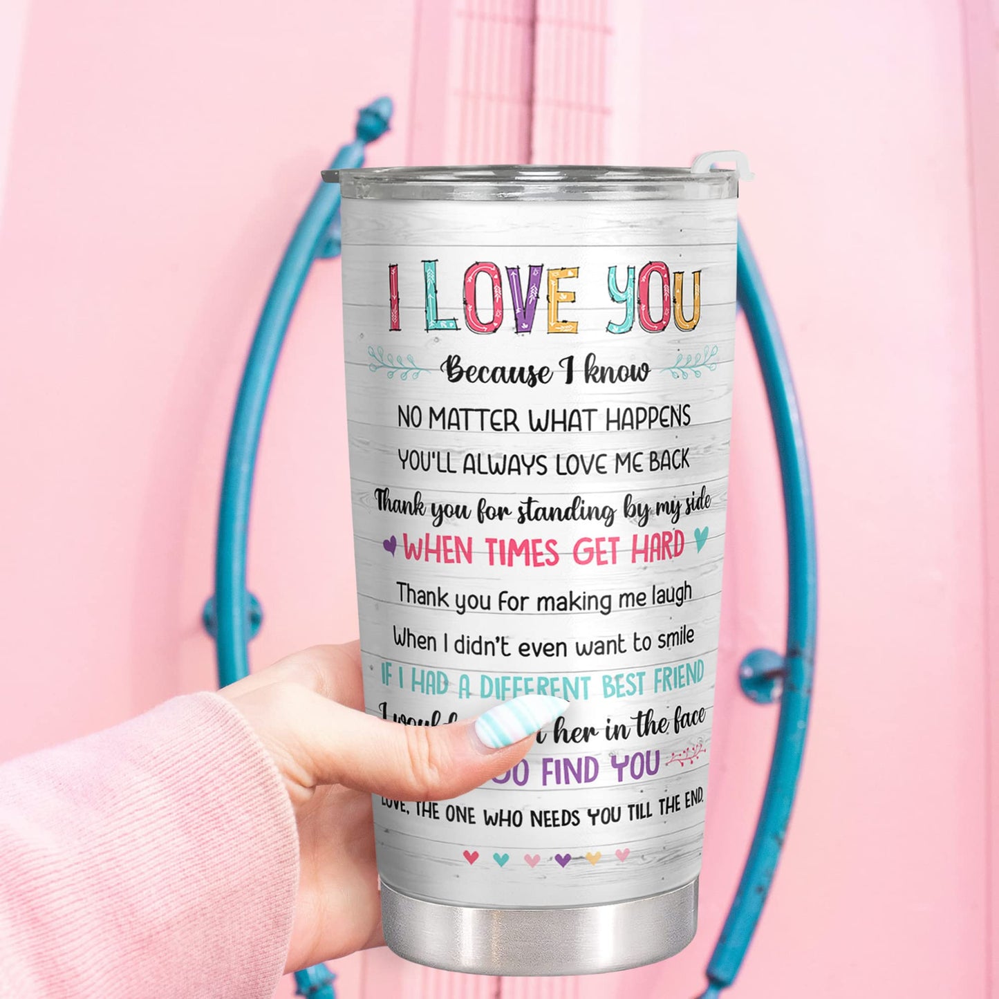 Pawzity Friendship Gifts for Women Friends - Galentines, Valentines, Birthday, Christmas Gift Ideas for Best Friend, Bestie, BFF - Presents for Female Unique - 20 Oz Stainless Steel Coffee Tumbler