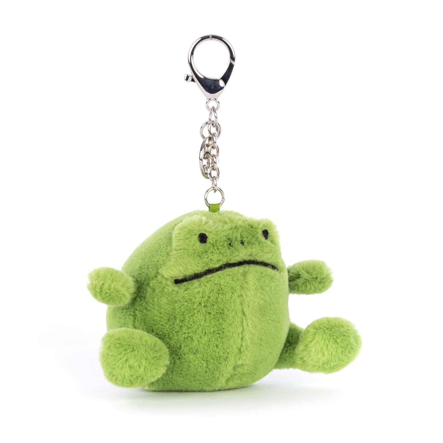 Jellycat Ricky Rain Frog Bag Charm, 3 inches - Amphibian Plush Keychain - Great Gift Idea