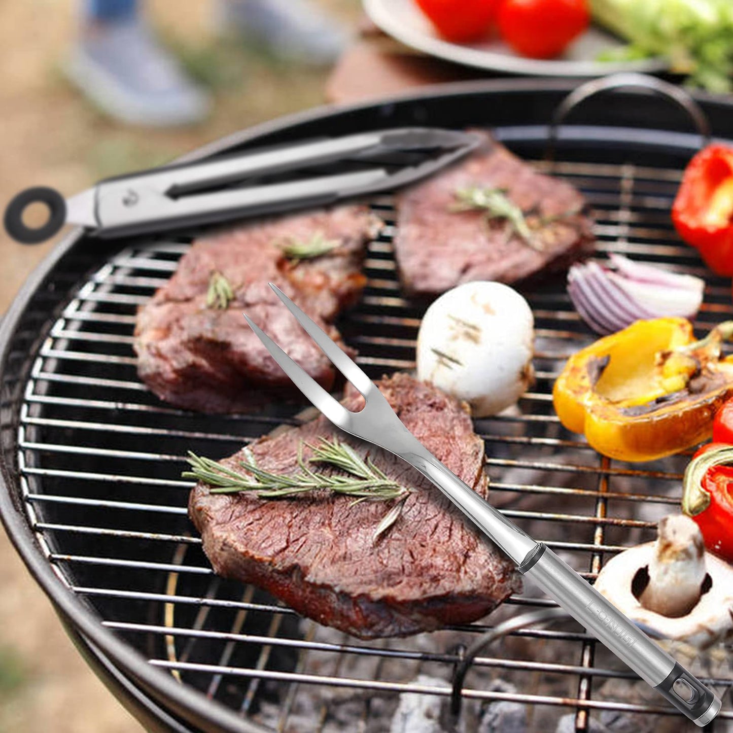 Portable Camping Cooking Utensils Set Bag Suitable for Fork, Spoon, Chopping Board, Chef's Knife,Kitchenware Storage