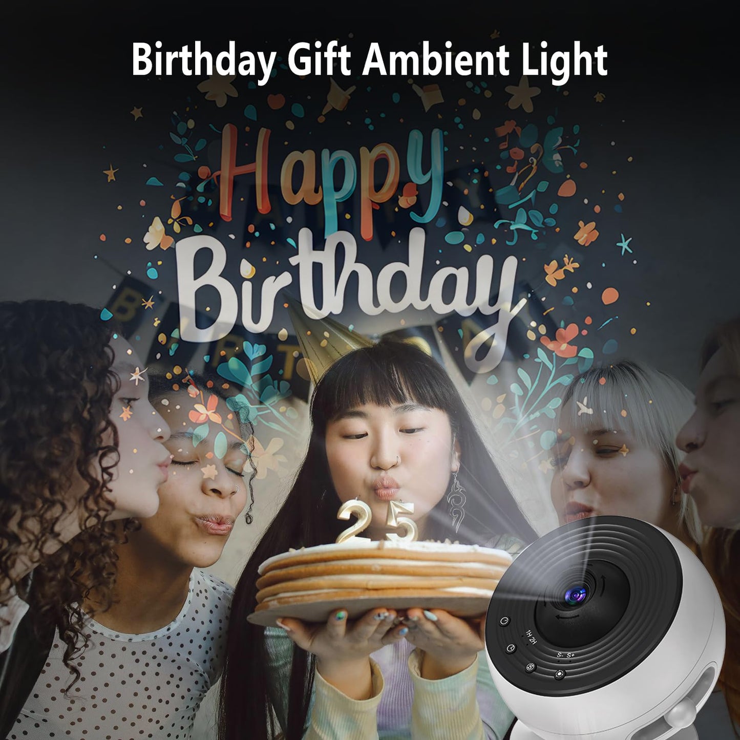 Upgrade Galaxy Projector for Bedroom, Home Planetarium Projector Lamp,LED Space Galaxy Lamp, Room Decor for Kids Adults with 14 Planet Discs, Moon/Halloween/Birthdays Light Star Projector with Timer