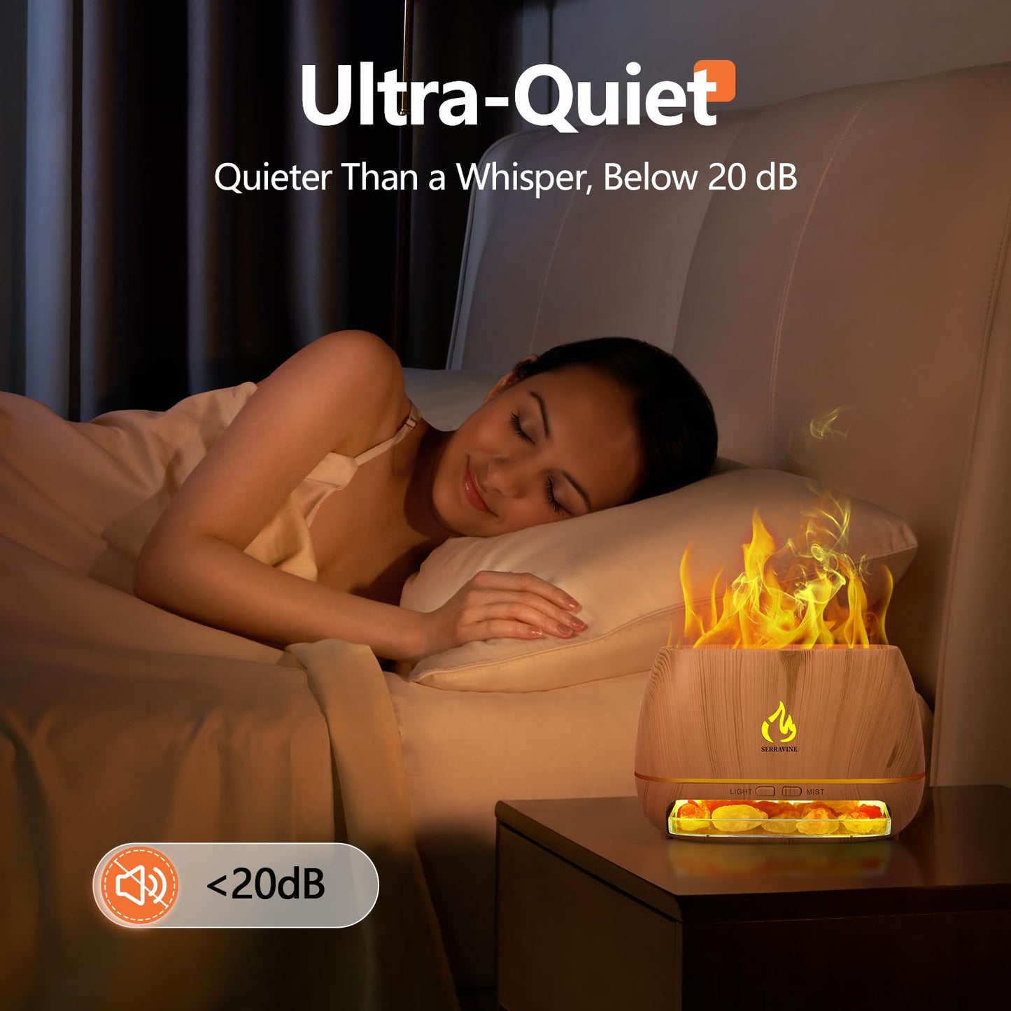 Ultrasonic Essential Oil Diffuser Set with 12 Best Aromatherapy Oils, Gift Box & Bag, Himalayan Salt Lamp Diffuser，Cool Mist Humidifier for Bedroom, Scent Diffusers for Home