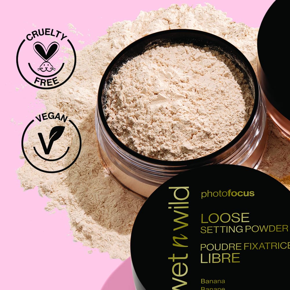 wet n wild Loose Setting Powder Photo Focus Loose Finishing Powder Off-White Translucent