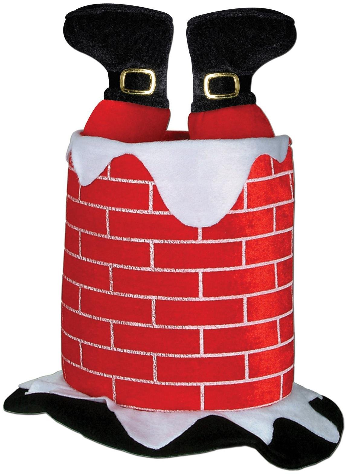 Beistle Plush Santa Chimney Hat