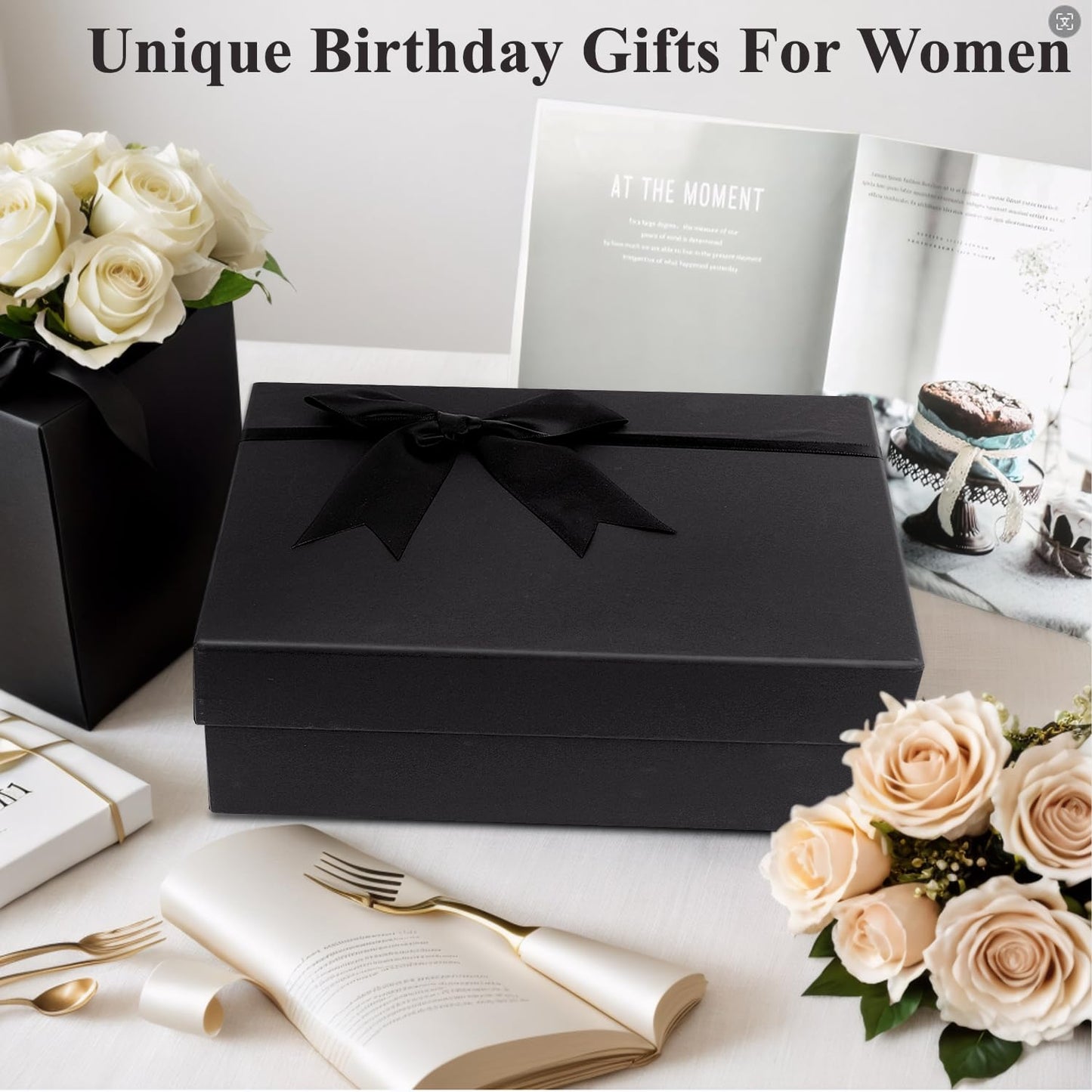Birthday Gifts for Women， Happy Bestie Birthday Gift Basket for Women, Mom, Wife, Girlfriend, Sister, Christmas, Valentine's Day, Mothers Day Gifts