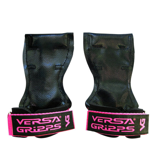 Versa Gripps® Fit, Made in the USA, Wrist Straps for Weightlifting Alternative, the Best Training Accessory, Pink, XS