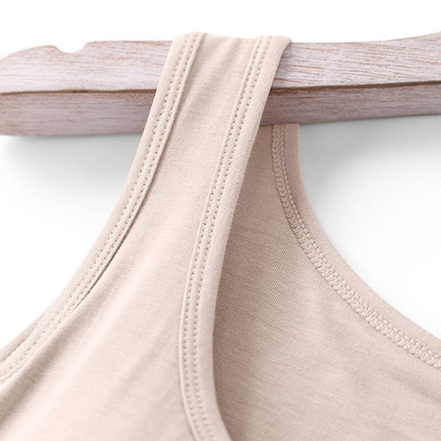 Prime The Day Deals Today 2024, Workout Top with Built in Bra, Tank Tops with Built-in Shelf Bras for Women Racerback Wide Strap Camisole Cotton Yoga Cami Tanks A-beige