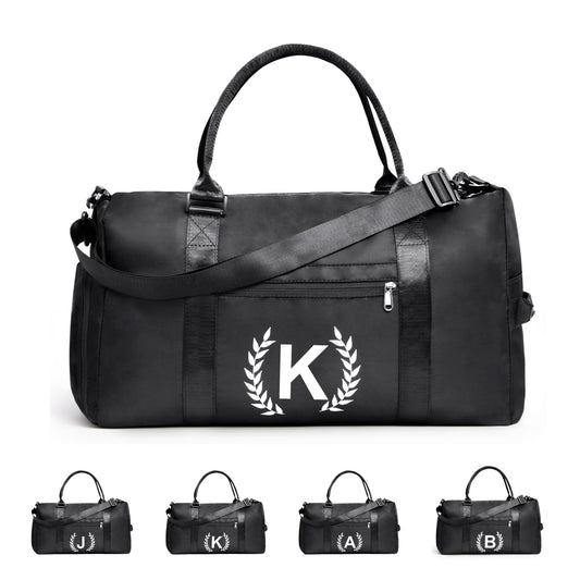 Gym Bag for Women & Men, Fitness Workout Sports Travel Duffle Bag with Wet Pocket & Shoes Compartment, Great Present for Gym Lovers