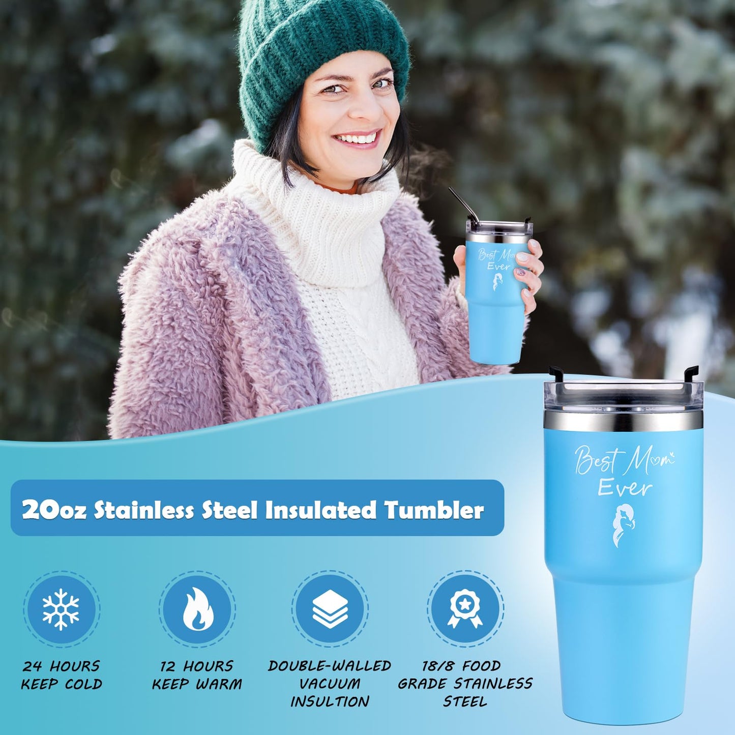 Gifts for Mom, Unique Birthday Gift for Mom, Gifts for Mom from Daughter Son, Mom Christmas Gifts, Best Mom Gifts, Presents for Mom, Mom Gifts, Relaxing Spa Bath Set for Mama 20oz Tumbler