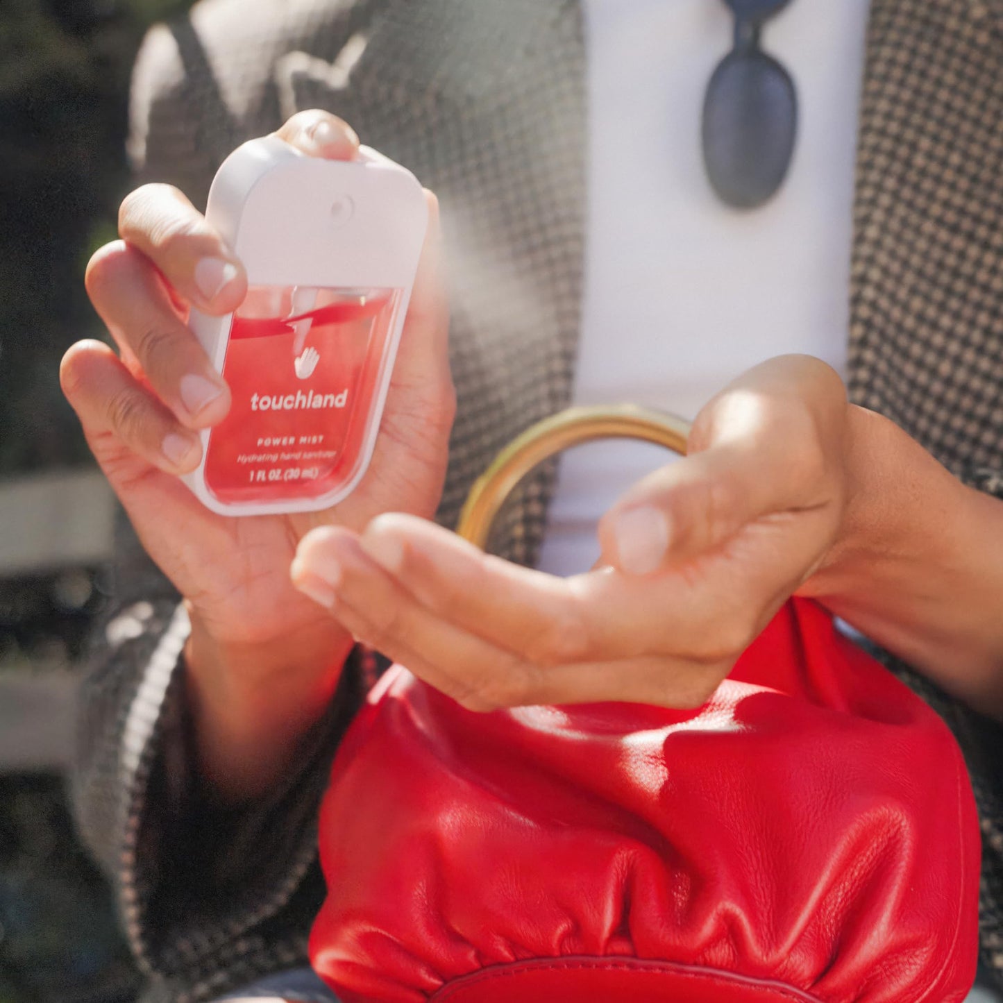 Touchland Power Mist Hydrating Hand Sanitizer Spray, JUICY Trio Set (Watermelon, Peach, Berry), 1 FL. OZ. Travel Size (Set of 3)