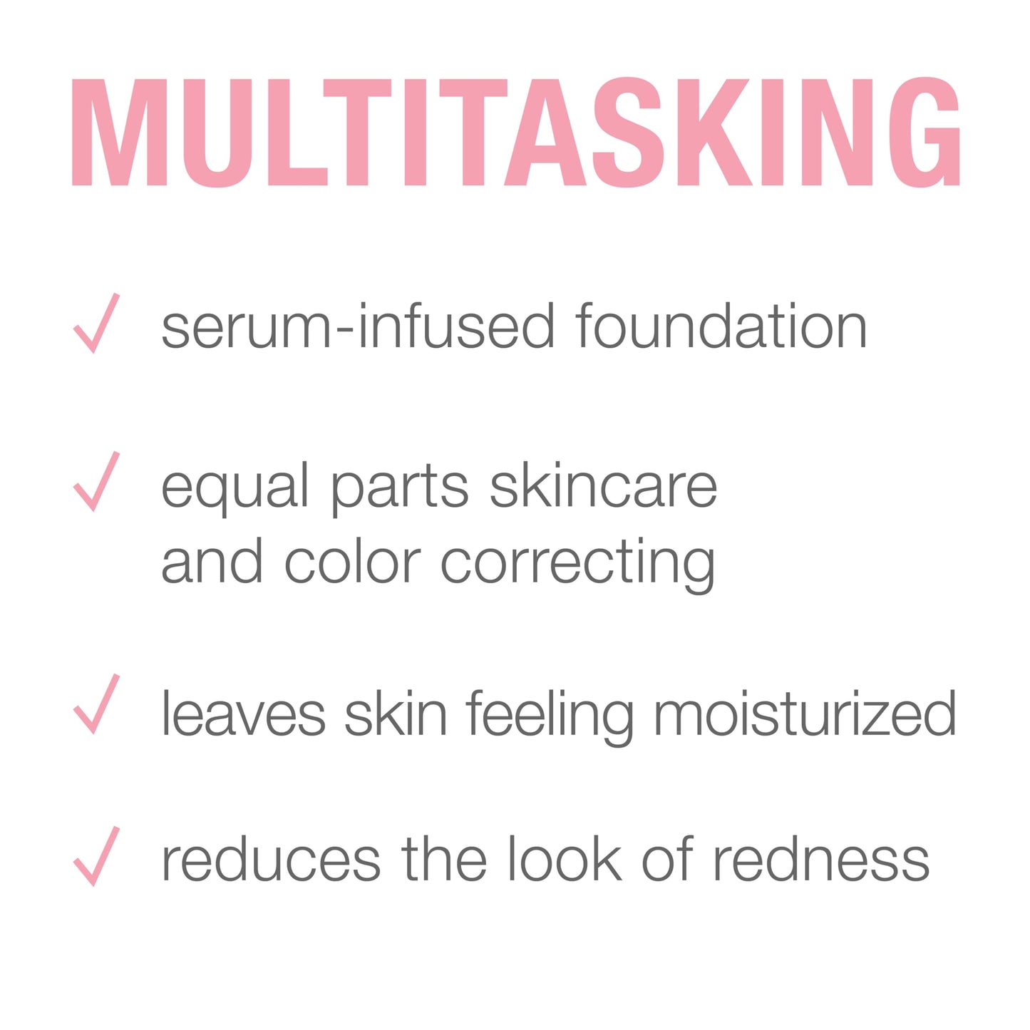 Neutrogena Healthy Skin Sensitive Skin Serum Foundation with Pro-Vitamin B5, Color Correcting & Pore Minimizing Liquid Foundation & Face Serum, Buildable Coverage, Medium 01, 1 oz