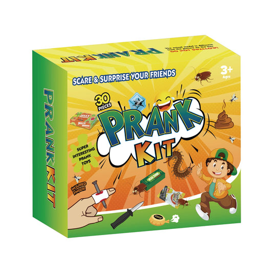 Think Wing Prank Kit Funny Gag Gifts, Joke Box Ultimate Gift Set, Practical Jokes Perfect Party Favors 30 PCS Pranks for Kids Adults, April Fools Jokes Toys