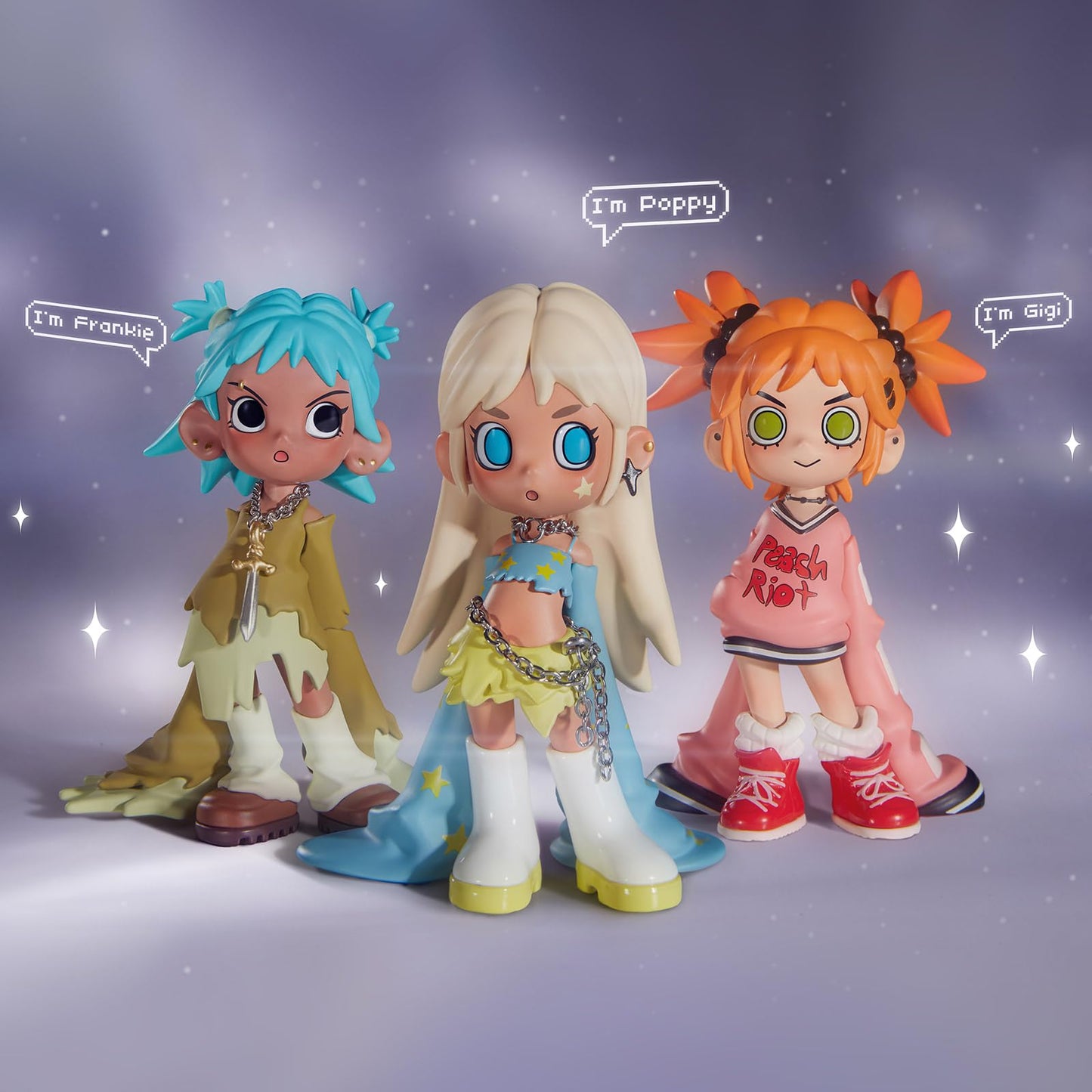 POP MART Lil Peach Riot Loading Series Figures, Blind Box Figures, Random Design Action Figures Collectible Toys Home Decorations, Holiday Birthday Gifts, Single Box